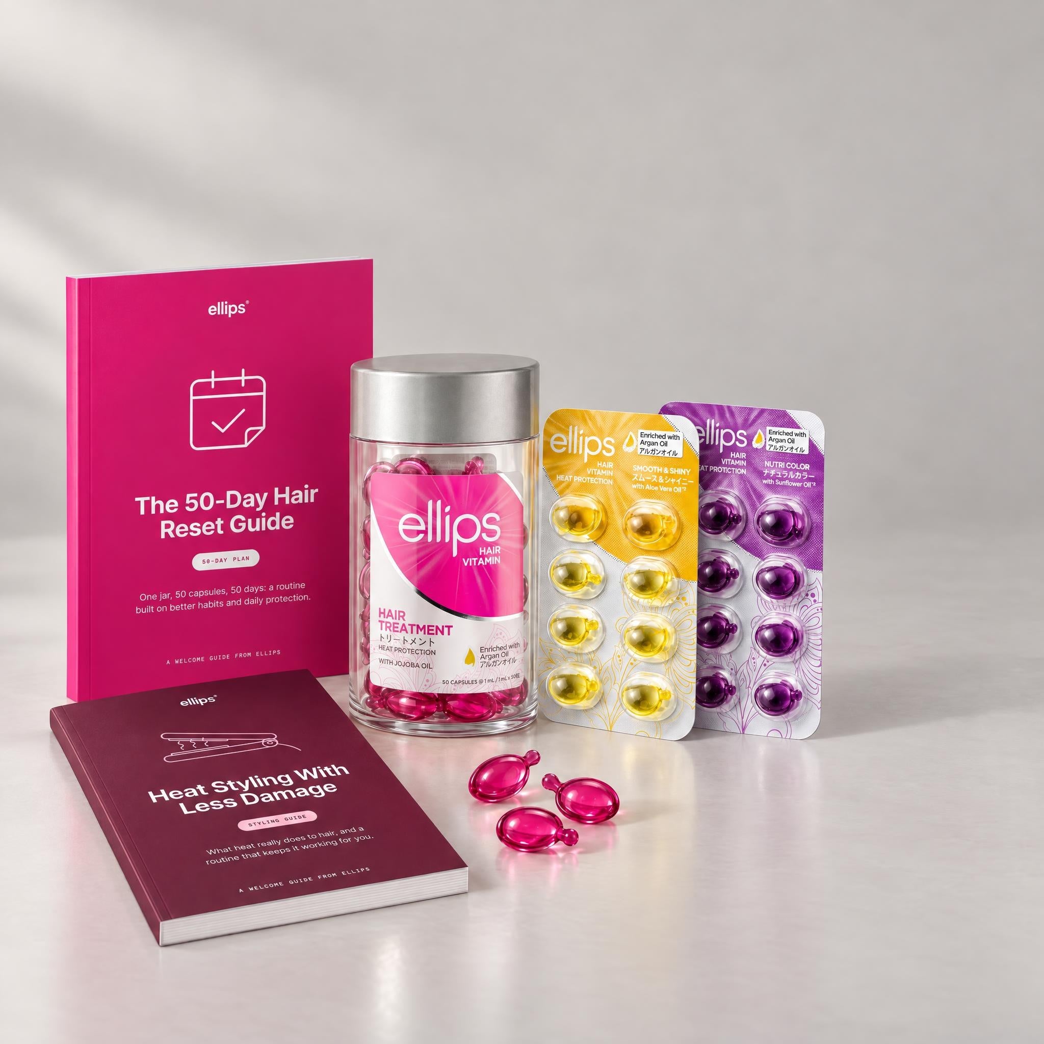 Ellips Hair Treatment: hair oil capsules for dry ends