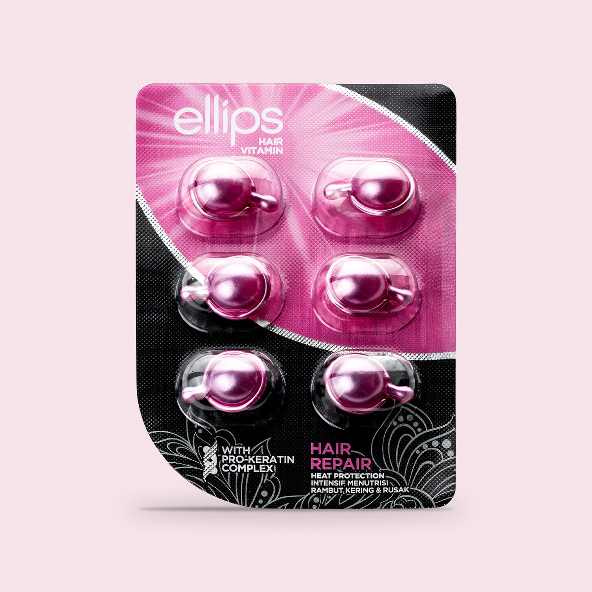 Ellips Hair Vitamin Hair Repair try size, blister of 6 capsules