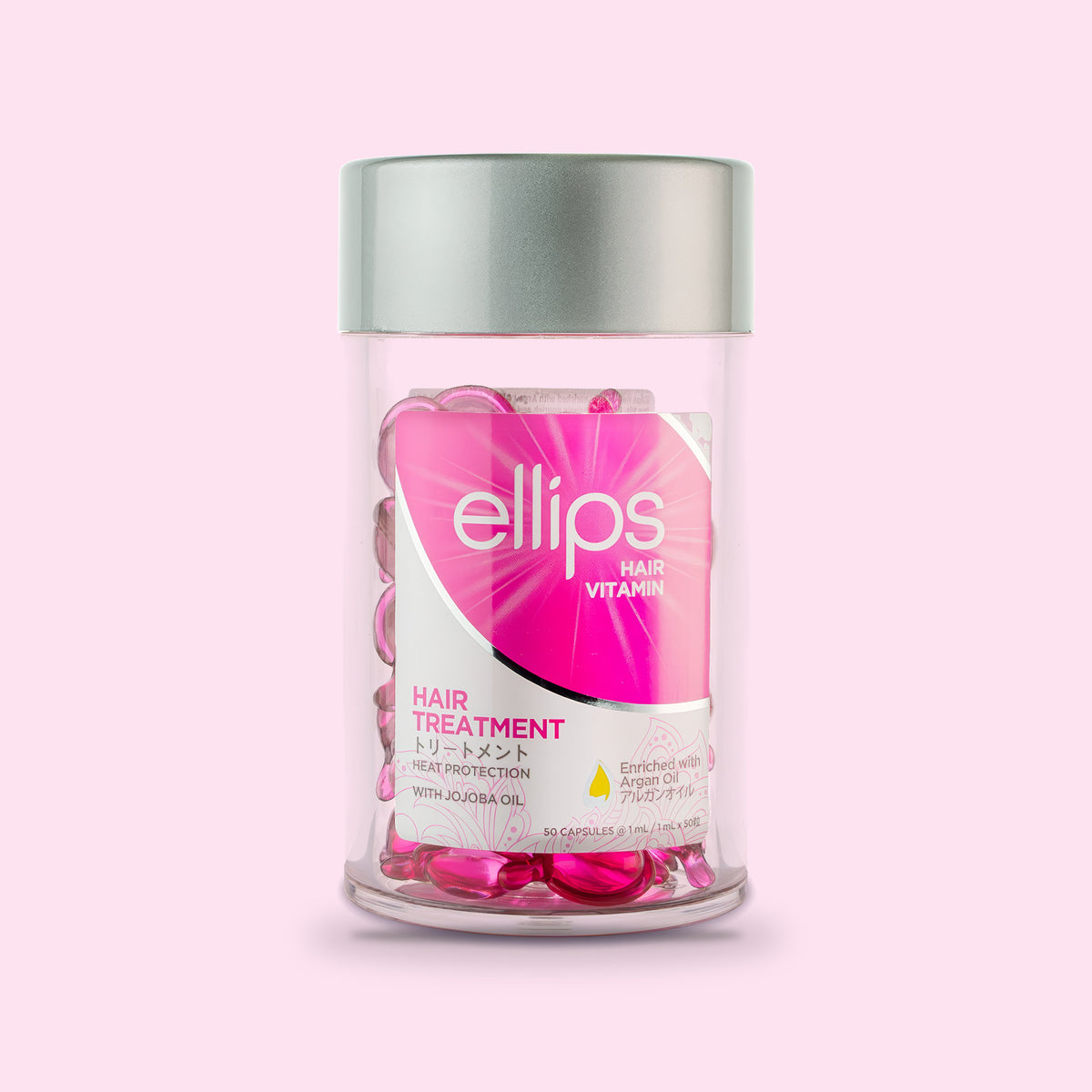 Ellips Hair Vitamin Hair Treatment, jar of 50 capsules