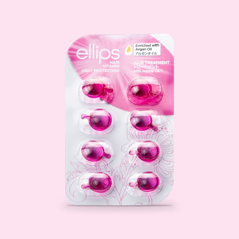 Ellips Hair Vitamin Hair Treatment try size, blister of 8 capsules