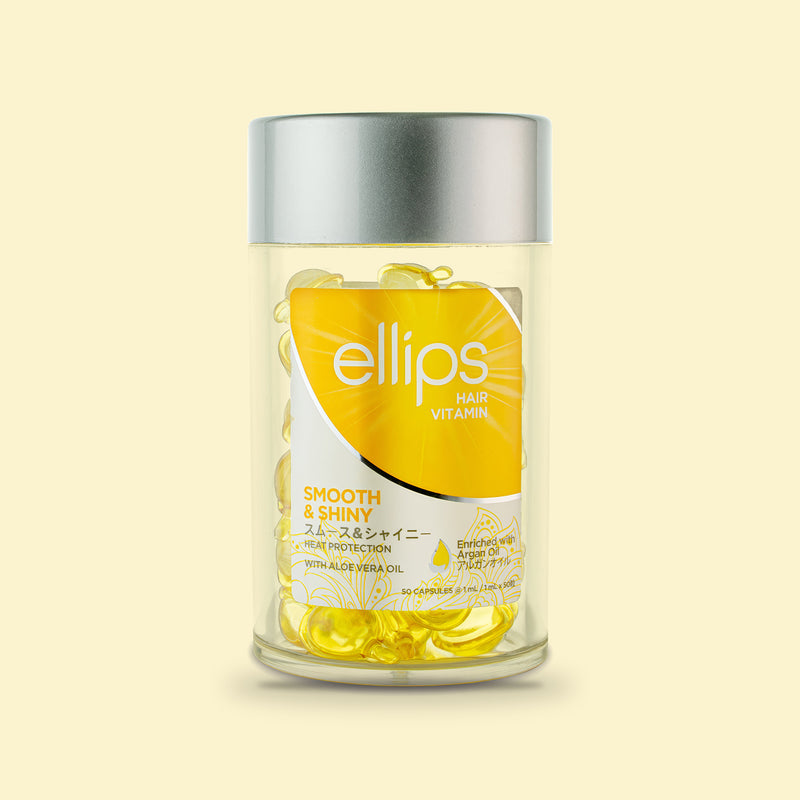 Ellips Hair Vitamin Smooth & Shiny, jar of 50 capsules