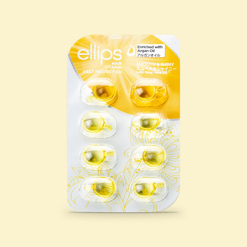 Ellips Hair Vitamin Smooth & Shiny try size, blister of 8 capsules